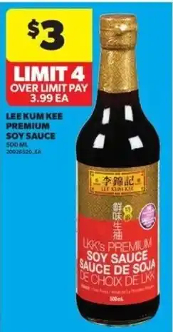Real Canadian Superstore Lee Kum Kee premium soy sauce offer