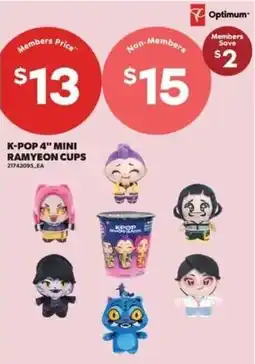 Real Canadian Superstore Optimum K-Pop 4" Mini Ramyeon Cups offer