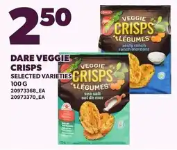 Loblaws Dare veggie crisps offer