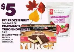 Loblaws pc frozen fruit offer