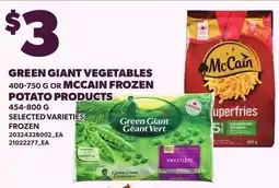 Loblaws Green Giant vegetables offer
