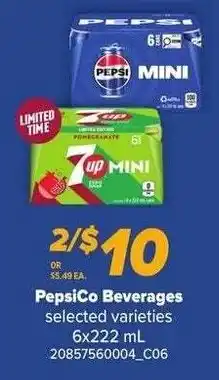 Loblaws PepsiCo Beverages selected varieties offer