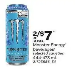 Loblaws Monster Energy selected varieties offer