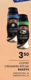 Loblaws Baileys coffee creamers offer