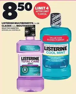 Loblaws Listerine multibenefits or classic mouthwash offer