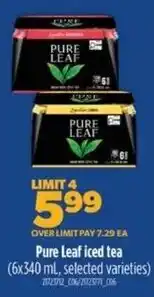 Real Canadian Superstore Pure Leaf iced tea offer