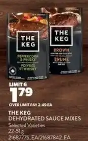 Real Canadian Superstore The Keg dehydrated sauce mixes offer