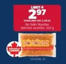 Real Canadian Superstore No Yolks Noodles offer