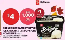Loblaws Breyers creamery style ice cream offer