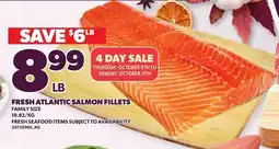 Loblaws Fresh Atlantic Salmon Fillets offer