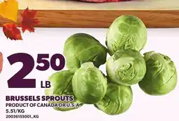 Loblaws Brussels Sprouts offer