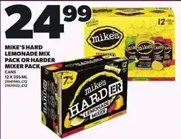Loblaws Mike's hard lemonade mixer offer