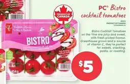 Loblaws PC bistro cocktail tomatoes offer