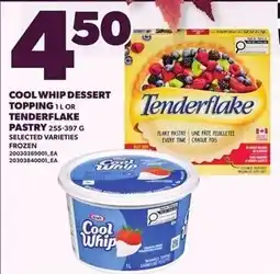 Loblaws Cool Whip dessert topping or Tenderflake pastry offer