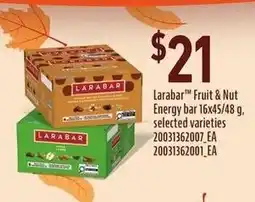Loblaws Larabar fruit & nut energy bar offer