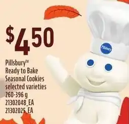 Loblaws Pillsbury Ready Bake Seasonal Cookies offer
