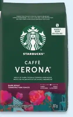 Walmart Starbucks Verona ground coffee offer
