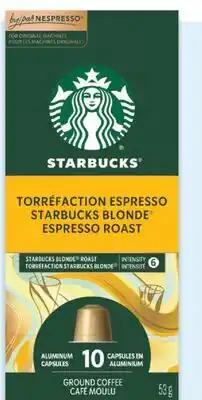 Walmart Starbucks by Nespresso Colombia 57 g ground coffee offer