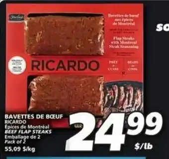 IGA Bavettes de Bœuf Ricardo offer