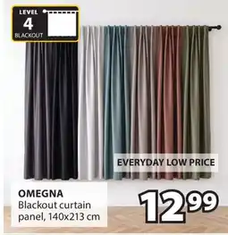 JYSK OMEGNA Blackout curtain panel offer