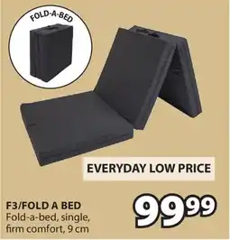JYSK F3/FOLD A BED Fold-a-bed, single, firm comfort offer