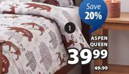 JYSK ASPEN Flannel duvet cover set offer