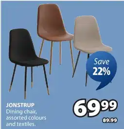 JYSK JONSTRUP Dining chair offer