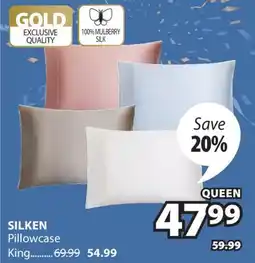 JYSK SILKEN QUEEN Pillowcase offer