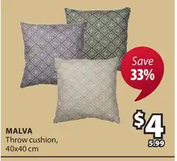 JYSK MALVA Throw cushion offer