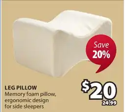 JYSK LEG PILLOW offer