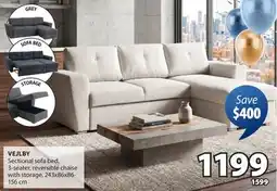 JYSK VEJLBY Sectional sofa bed offer