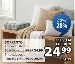 JYSK SORRENTO Throw cushion offer