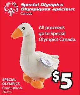 JYSK SPECIAL OLYMPICS Goose plush offer