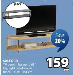 JYSK SALFORD TV bench offer