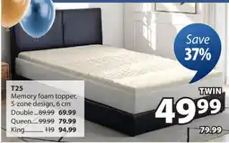 JYSK T25 Memory foam topper offer