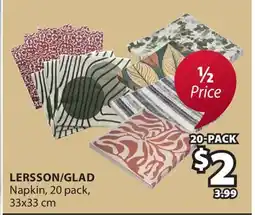 JYSK LERSSON/GLAD Napkin offer