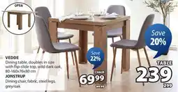 JYSK VEDDE Dining table offer