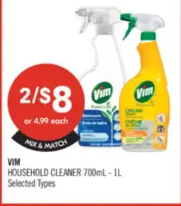 Shoppers Drug Mart VIM HOUSEHOLD CLEANER 700mL - 1L offer