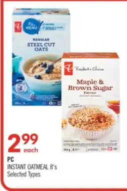 Shoppers Drug Mart PC INSTANT OATMEAL offer