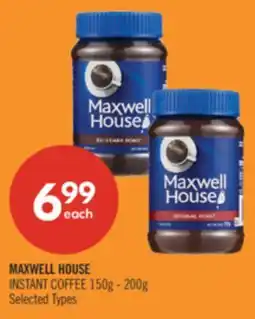 Shoppers Drug Mart MAXWELL HOUSE INSTANT COFFEE offer