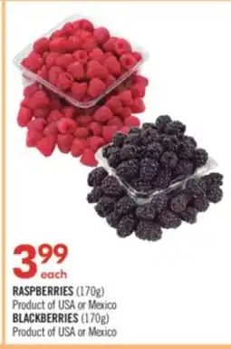 Shoppers Drug Mart RASPBERRIES (170g), BLACKBERRIES (170g) offer