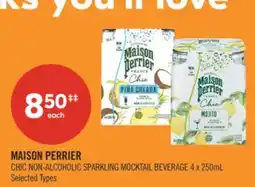 Shoppers Drug Mart MAISON PERRIER CHIC NON-ALCOHOLIC SPARKLING MOCKTAIL BEVERAGE offer