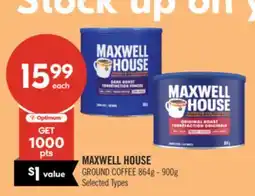 Shoppers Drug Mart MAXWELL HOUSE GROUND COFFEE offer