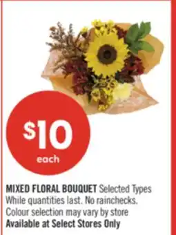 Shoppers Drug Mart MIXED FLORAL BOUQUET offer