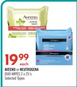 Shoppers Drug Mart AVEENO or NEUTROGENA DUO WIPES offer