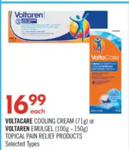 Shoppers Drug Mart VOLTACARE COOLING CREAM (71g) or VOLTAREN EMULGEL (100g - 150g) offer