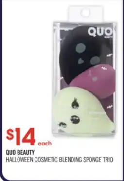 Shoppers Drug Mart QUO BEAUTY HALLOWEEN COSMETIC BLENDING SPONGE TRIO offer