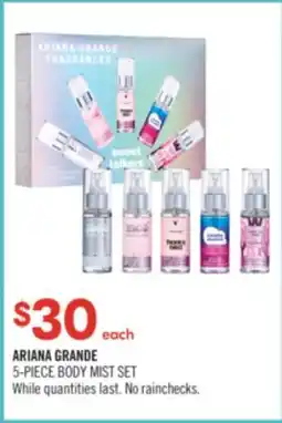 Shoppers Drug Mart ARIANA GRANDE 5-PIECE BODY MIST SET offer