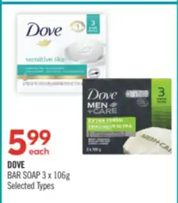 Shoppers Drug Mart DOVE BAR SOAP offer