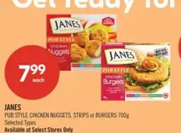 Shoppers Drug Mart JANES PUB STYLE CHICKEN NUGGETS, STRIPS or BURGERS offer